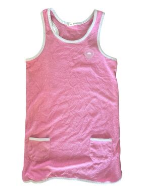 Feather 4 Arrow Girls Pink Terry Cloth Cover-Up Dress Size 8-9Y